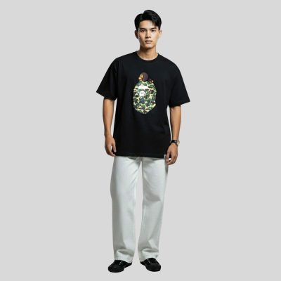 Outfit cùng với áo thun unisex hình khỉ